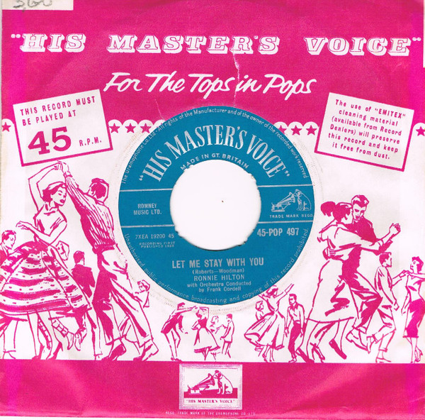 Ronnie Hilton - Her Hair Was Yellow  Let Me Stay With You