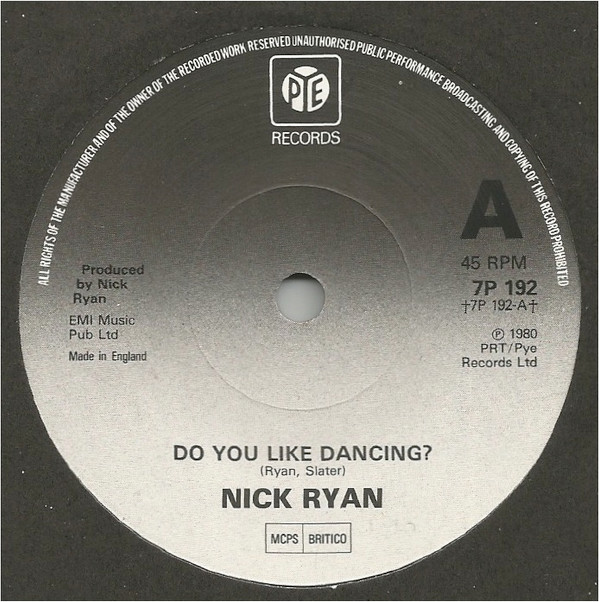 Nick Ryan - Do You Like Dancing