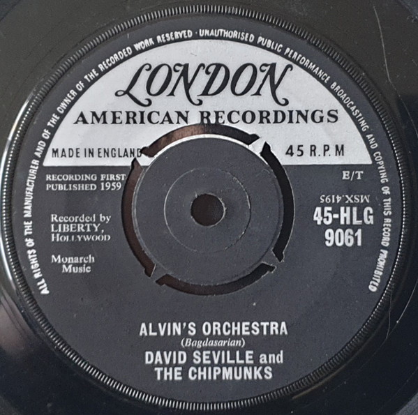 David Seville And The Chipmunks - Alvins Orchestra