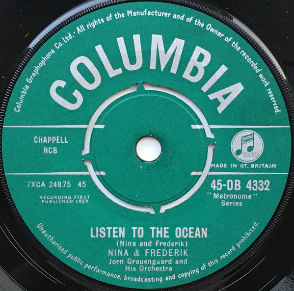 Nina  Frederik - Listen To The Ocean