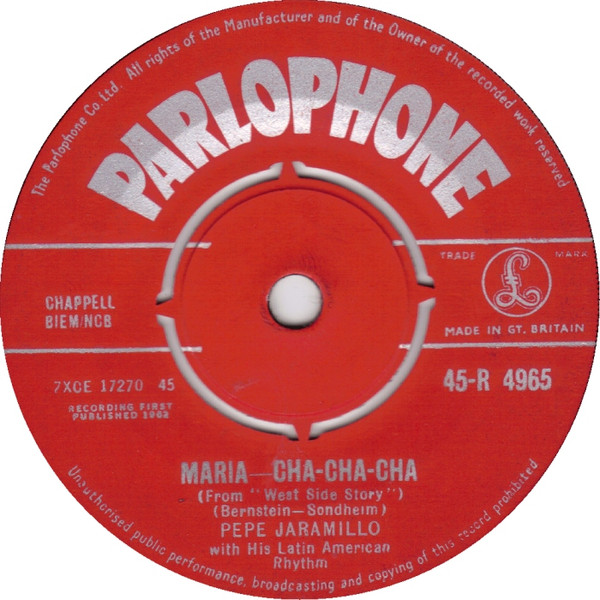 Pepe Jaramillo With His LatinAmerican Rhythm - Maria  ChaChaCha