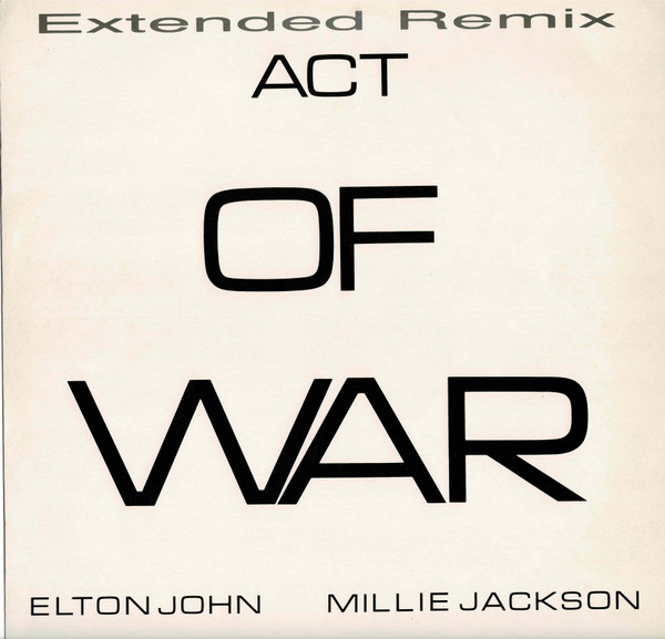 Elton John  Millie Jackson -  Act Of War Extended Remix