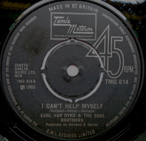 Earl Van Dyke  The Soul Brothers - I Cant Help Myself  How Sweet It Is