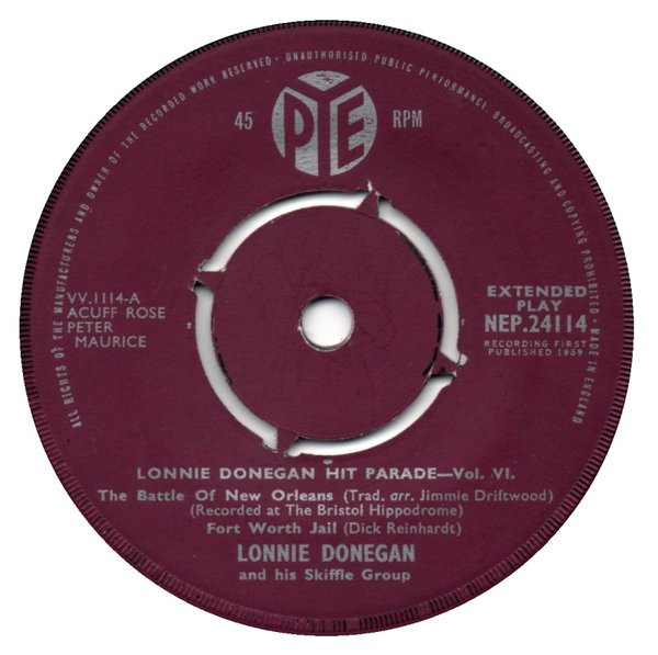 Lonnie Donegan And His Skiffle Group - Lonnie Donegan Hit Parade Volume Six