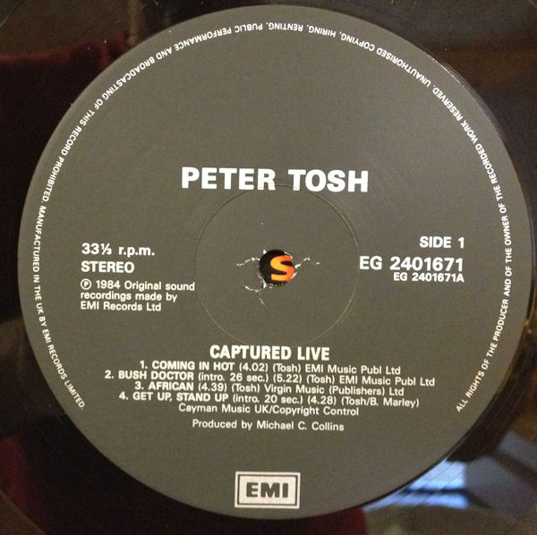 Peter Tosh -  Captured Live