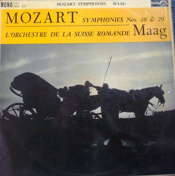 Mozart  Peter Maag LOrchestre De La Suisse Roma - Symphonies Nos 28  29