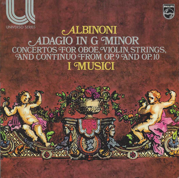 Albinoni I Musici  Adagio In G Minor - Concertos For Oboe Violin Strings