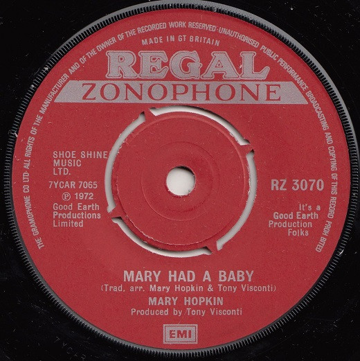 Mary Hopkin - Mary Had A Baby