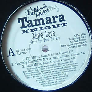 TAMARA KNIGHT - MORE LOVE (NEVER TOO MUCH FOR ME)