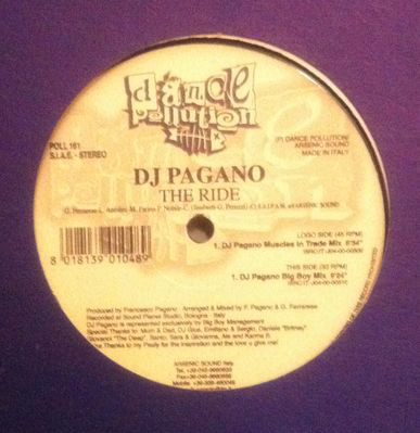 DJ PAGANO - THE RIDE