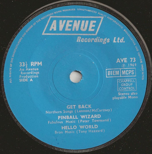 The Clive Allan Orchestra And Singers - Get Back