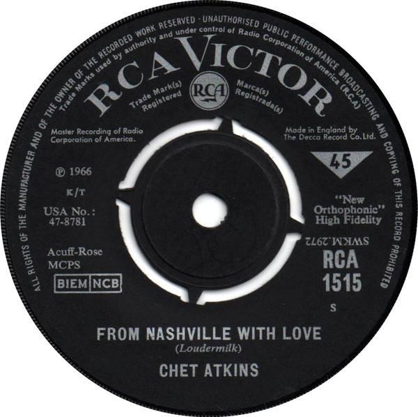 Chet Atkins - From Nashville With Love