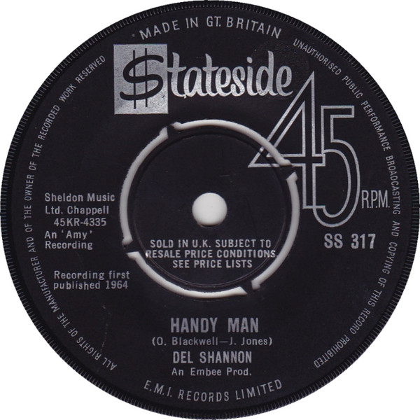 Del Shannon - Handy Man