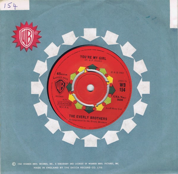 The Everly Brothers -  Youre My Girl  Dont Let The Whole World Know