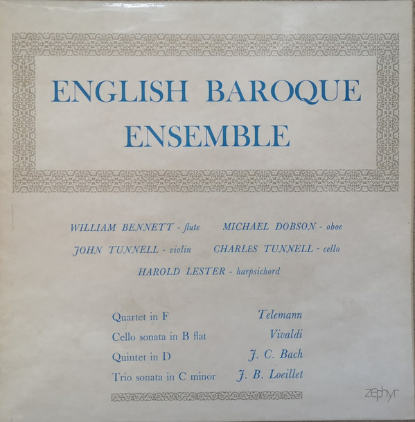 The English Baroque Ensemble - The English Baroque Ensemble