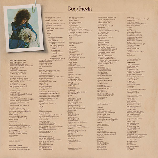 Dory Previn - Dory Previn