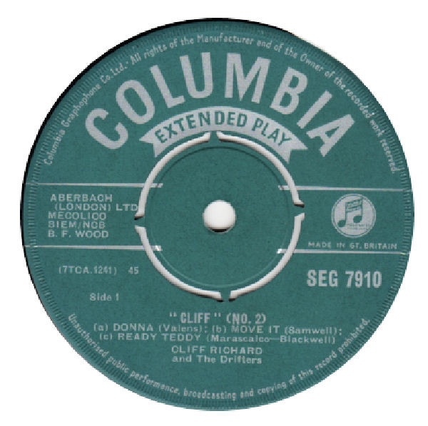 Cliff Richard  The Drifters  The Drifters - Cliff No 2