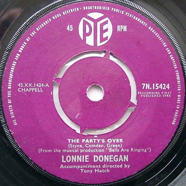 Lonnie Donegan - The Partys Over