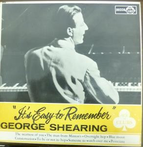 George Shearing - Its Easy To Remember