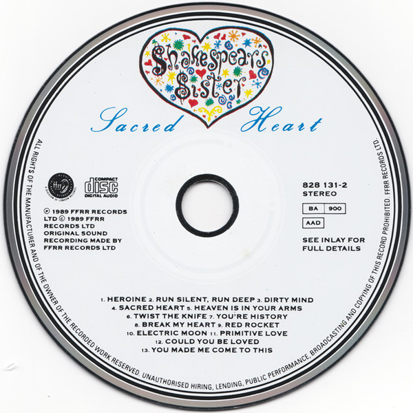 Shakespears Sister -  Sacred Heart