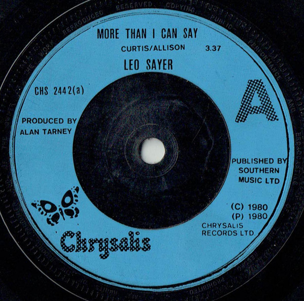 Leo Sayer -  More Than I Can Say