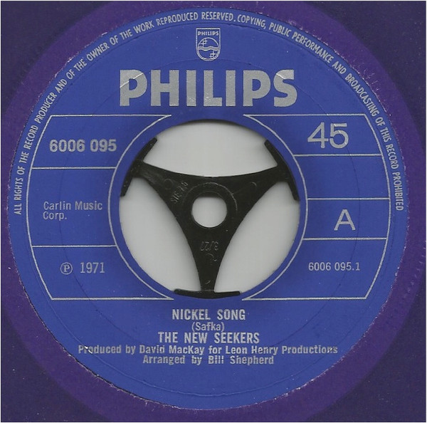 The New Seekers - Nickel Song