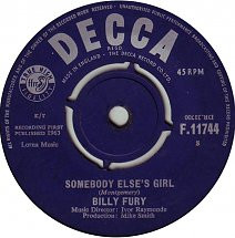 Billy Fury - Somebody Elses Girl