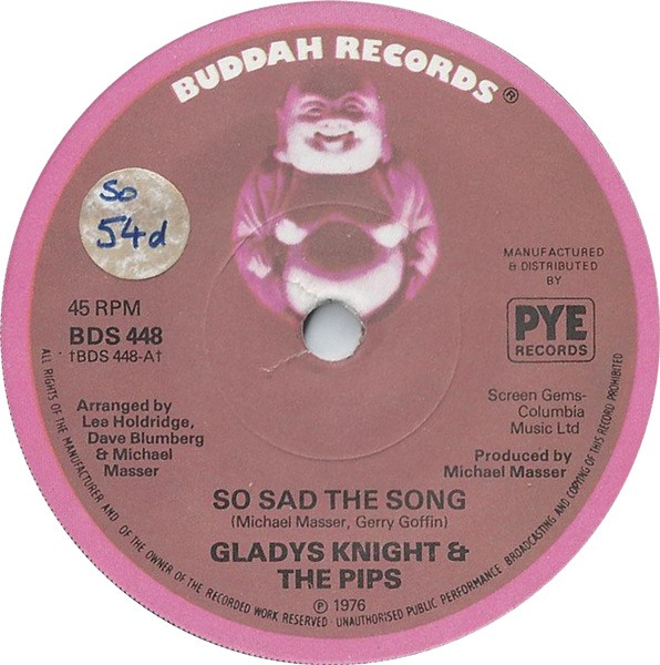 Gladys Knight  The Pips -  So Sad The Song