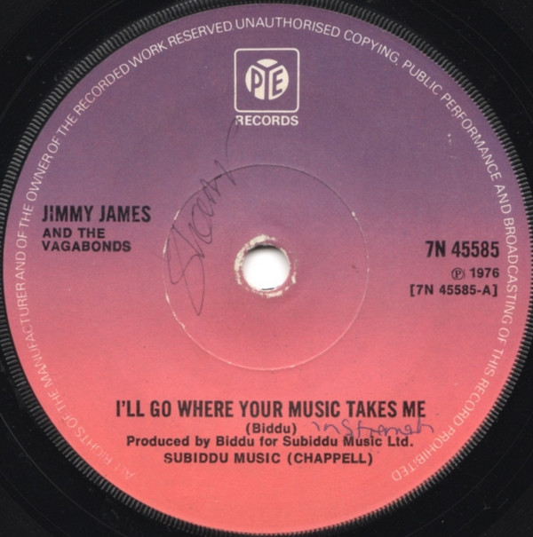 Jimmy James And The Vagabonds -  Ill Go Where Your Music Takes Me