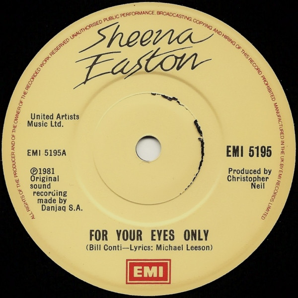 Sheena Easton - For Your Eyes Only