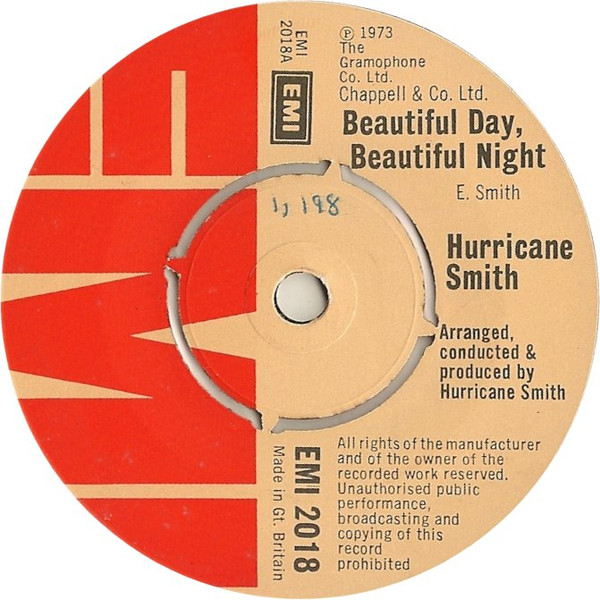 Hurricane Smith - Beautiful Day Beautiful Night
