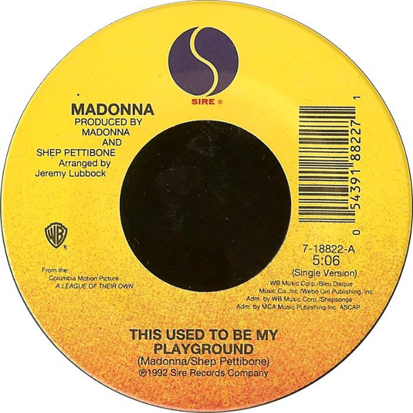 Madonna -  This Used To Be My Playground