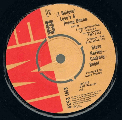 Steve Harley  Cockney Rebel -  I Believe Loves A Prima Donna