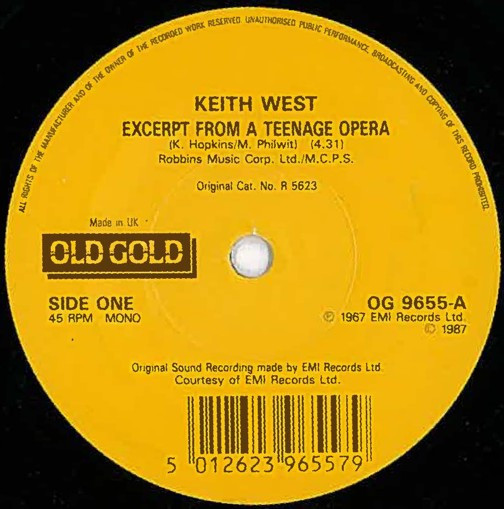 Keith West  Simon Dupree  The Big Sound - Excerpt From A Teenage Opera  Kites