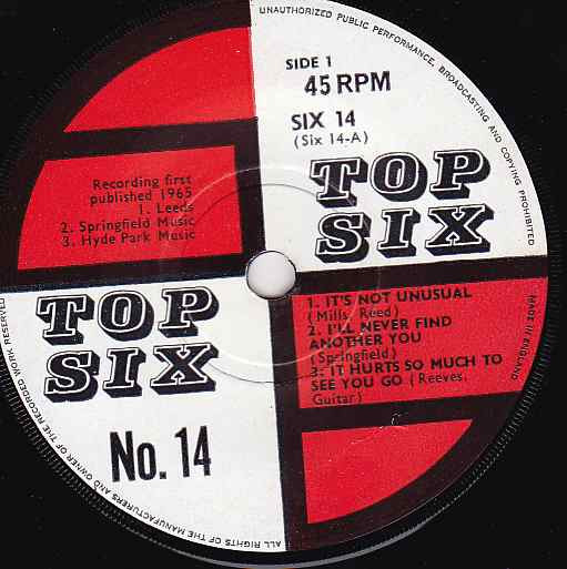 Unknown Artist - Top Six No 14