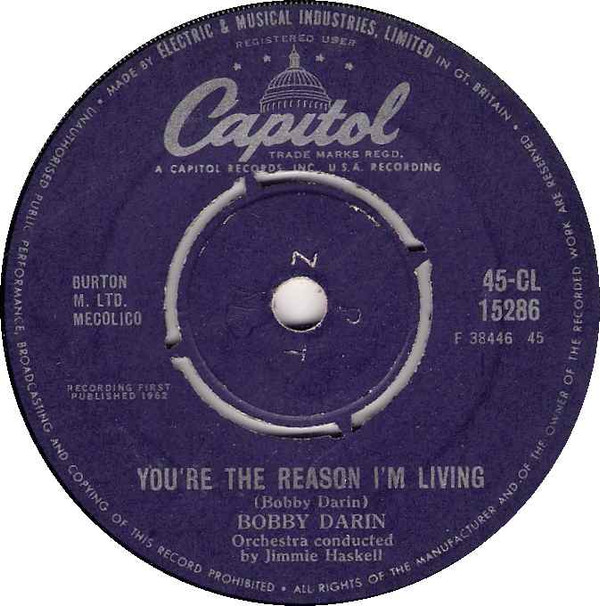 Bobby Darin - Youre The Reason Im Living