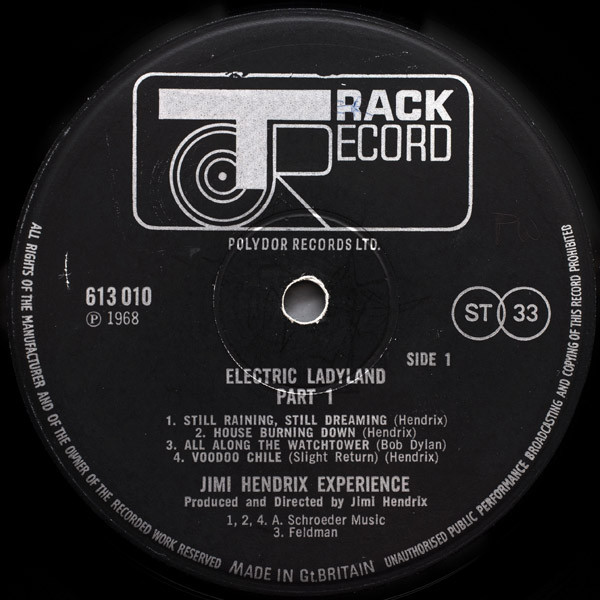 The Jimi Hendrix Experience -  Electric Ladyland Part 1
