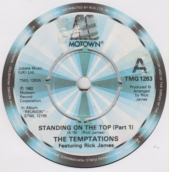 The Temptations Featuring Rick James - Standing On The Top Part 1