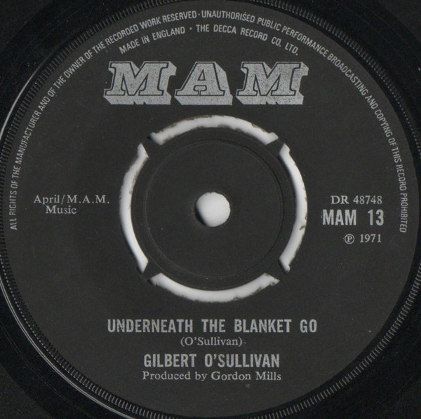 Gilbert OSullivan - Underneath The Blanket Go