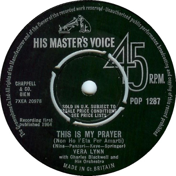 Vera Lynn - This Is My Prayer  You Brought A New Kind Of Love