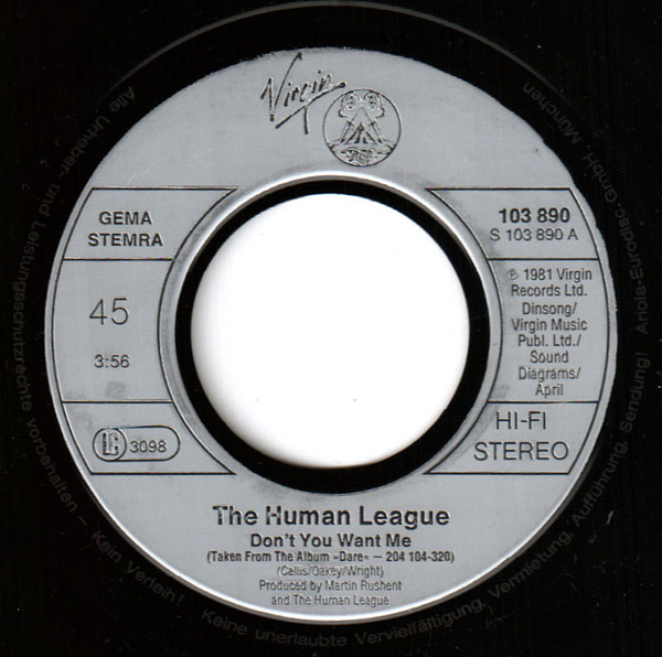 The Human League - Dont You Want Me