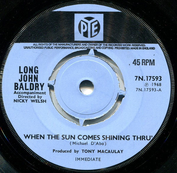 Long John Baldry - When The Sun Comes Shining Thru