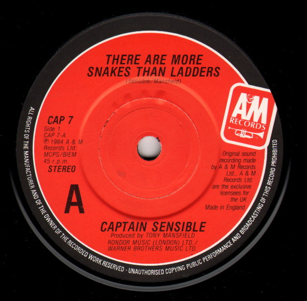 Captain Sensible - There Are More Snakes Than Ladders