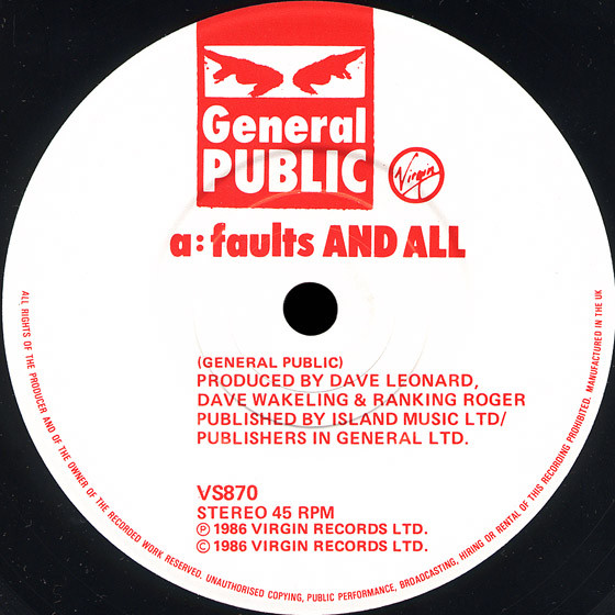 General Public -  Faults And All