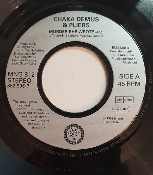 Chaka Demus  Pliers - Murder She Wrote