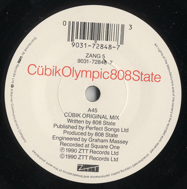 808 State - Cbik  Olympic