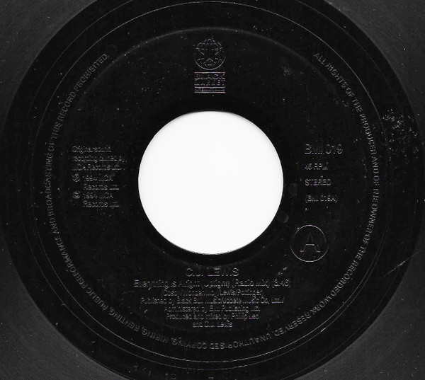 CJ Lewis - Everything Is Alright Uptight