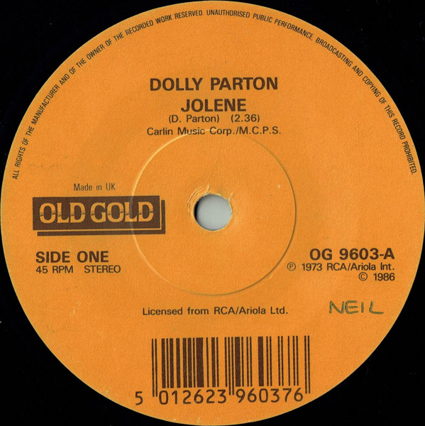 Dolly Parton - Jolene  The Bargain Store