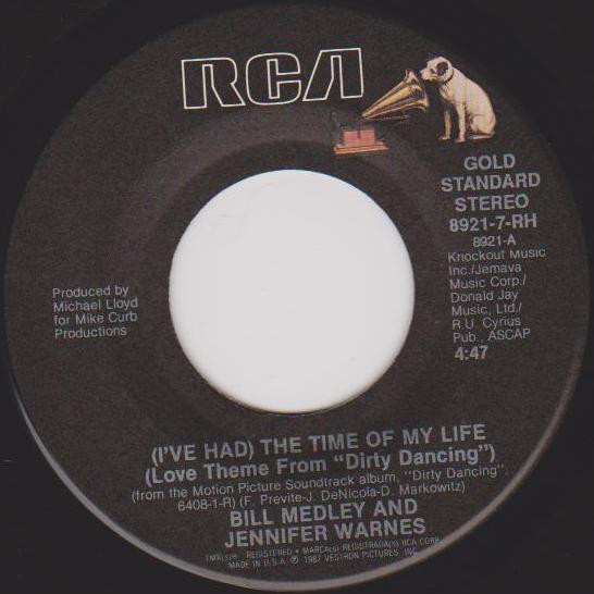 Bill Medley And Jennifer Warnes  Patrick Swayze -  Ive Had The Time Of My Life