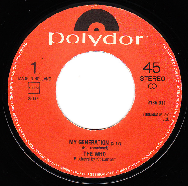 The Who - My Generation  Substitute